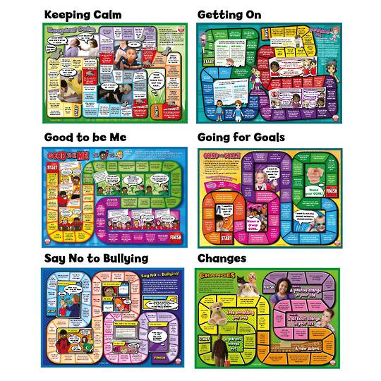 6 Personal and Emotional Skills Board Games